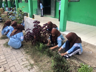 Kegiatan Jumat Bersih Agustus 2024